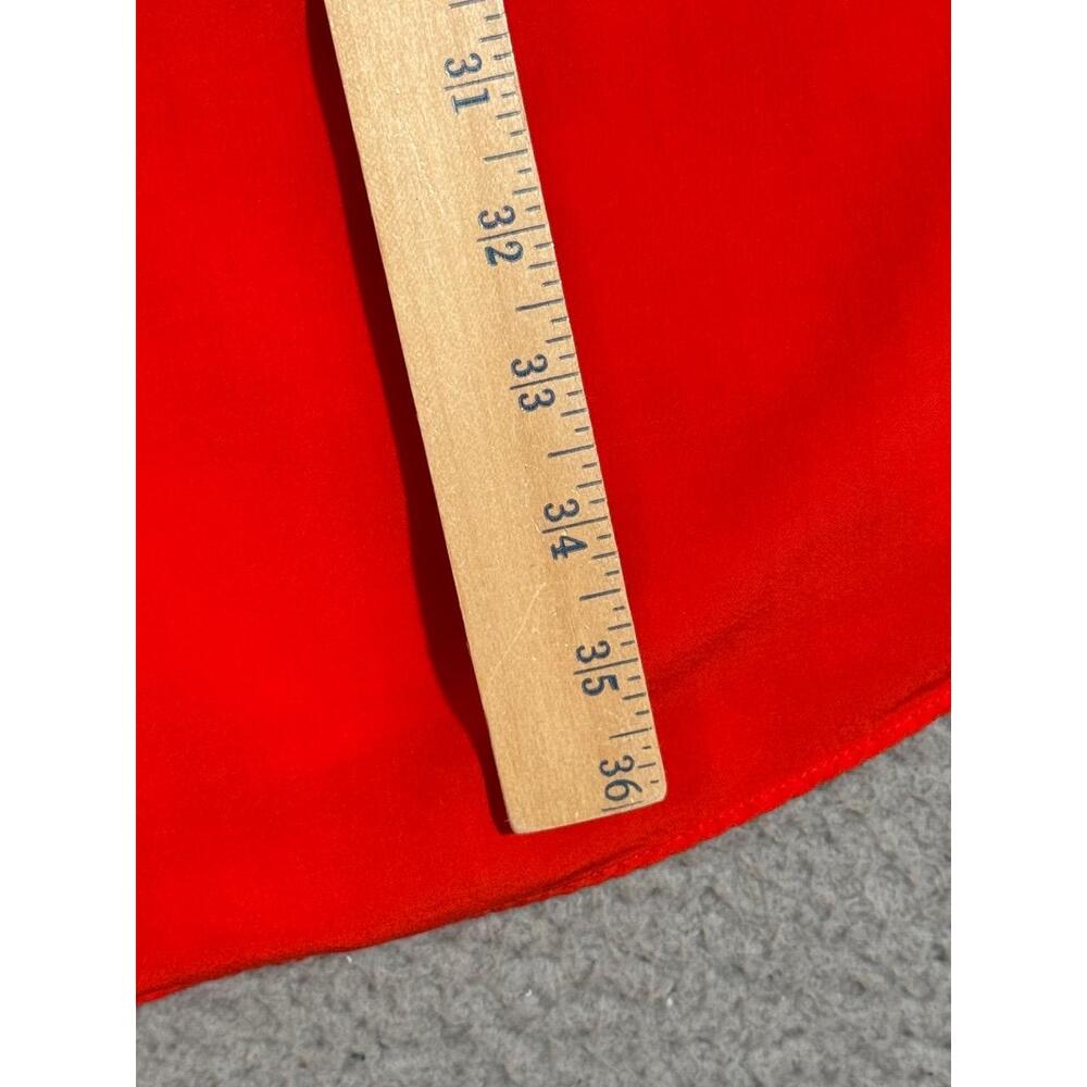Crown &Ivy Dress Size Extra Large Red Sleeveless Round Neck Summer Chic Polished - Picture 11 of 11